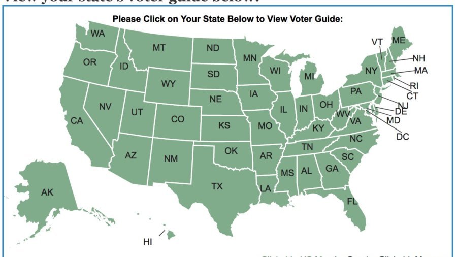 map of the United States