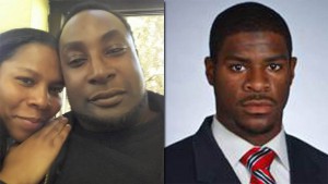 Left to right: Keith Lamont Scott and Officer Brentley Vinson. Vinson allegedly shot and killed Scott.
