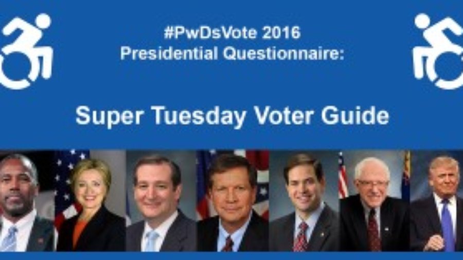 #PwDsVote Super Tuesday Voter Guide