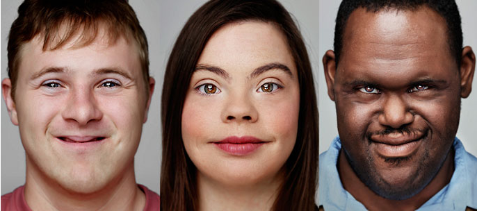 Headshots of Born This Way cast members Steven, Cristina and John