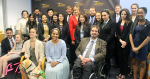 Pras Ranaweera with Fellows sitting and standing around her