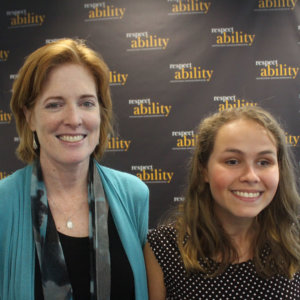 Morna Murray with RespectAbility Fellow Stephanie Flynt