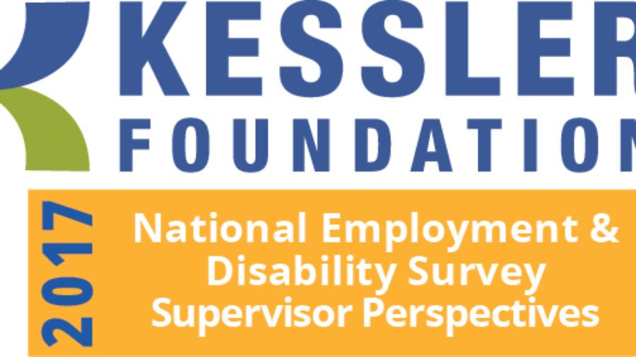 Graphic Text: Kessler Foundation 2017 National Employment Disability Survey Supervisor Perspective