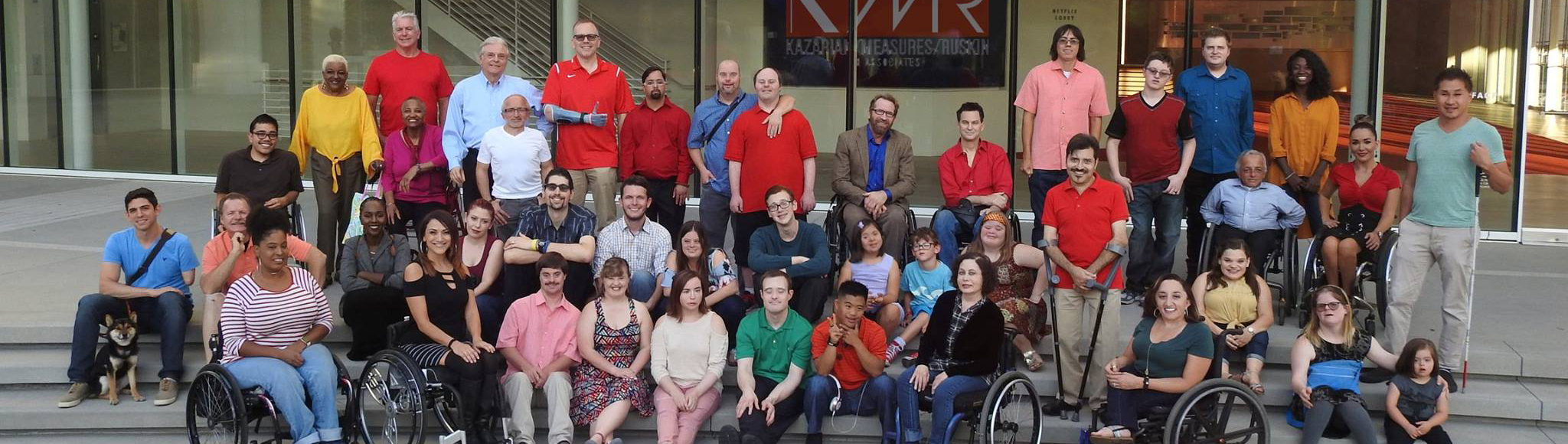 Performers with disabilities who are members of the KMR Diversity Department