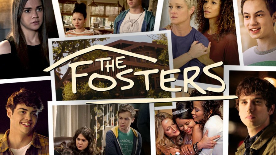 Images of the characters from The Fosters with the text: The Fosters