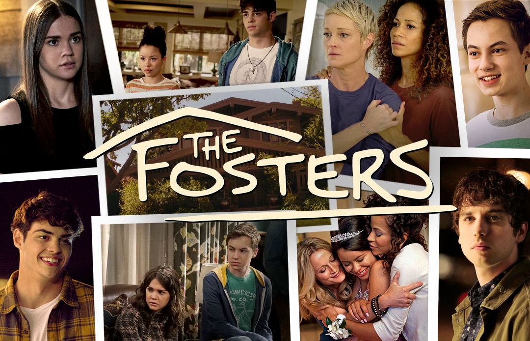 Images of the characters from The Fosters with the text: The Fosters