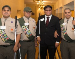 From left: Steven, Nick, Ollie and Leo Cantos pose