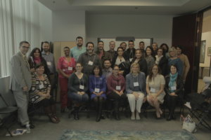 A group photo of the attendees at RespectAbility's event in Long Beach in March 2018