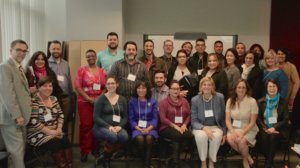 A group photo of the attendees at RespectAbility's event in Long Beach in March 2018