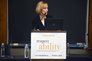 Judy Woodruff speaks at RespectAbility's 2018 Summit