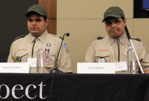 Steven and Leo Cantos at RespectAbility's 2018 Summit