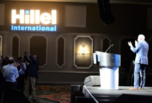 Hillel International President and CEO Eric D. Fingerhut addresses Hillel International Global Assembly