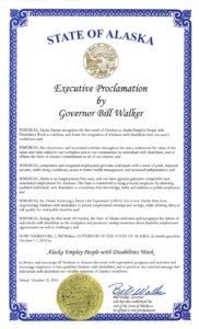 Image of Alaska's NDEAM proclamation