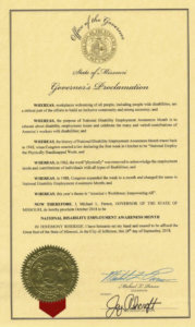 Missouri proclamation NDEAM