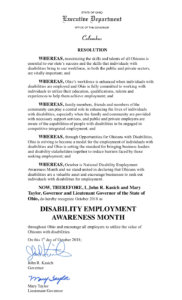 Ohio NDEAM proclamation