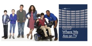 Image of the cast of speechless and GLAAD's Where We Are on TV report