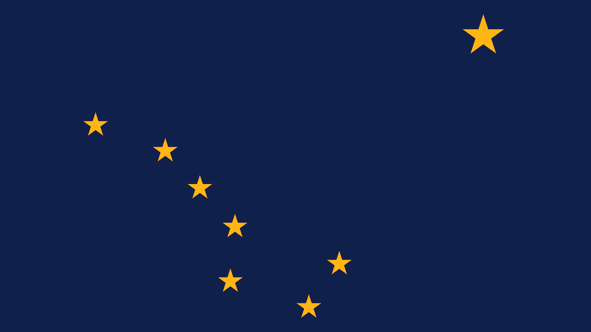 State flag of Alaska