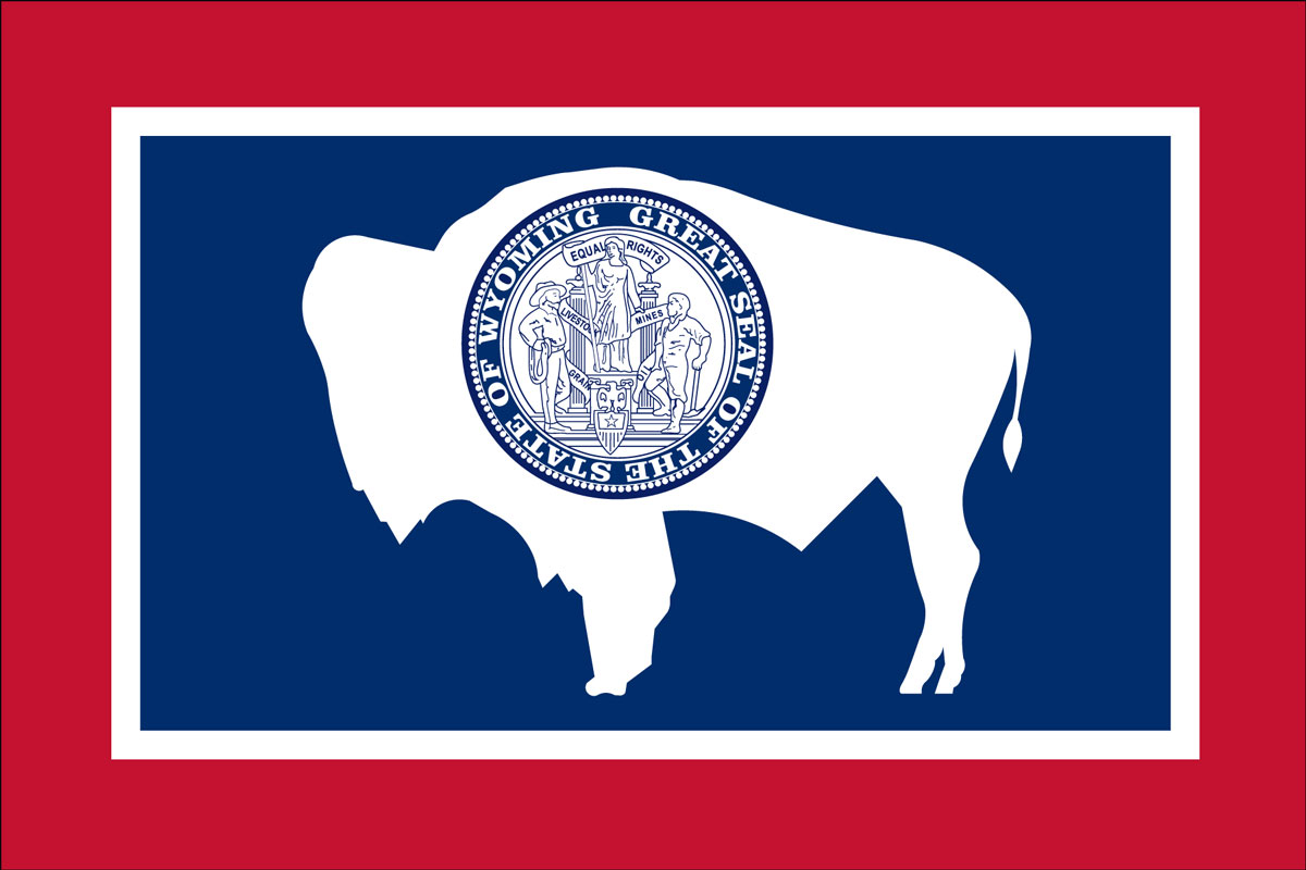 Wyoming state flag