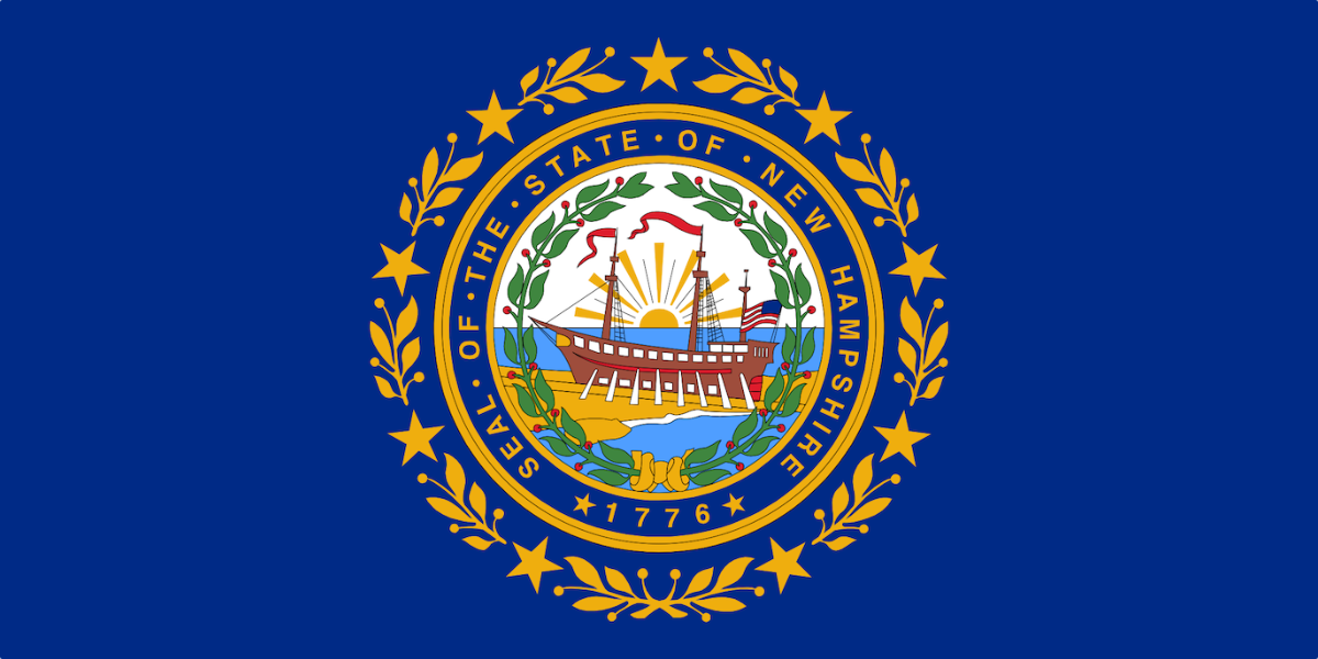 state flag of New Hampshire