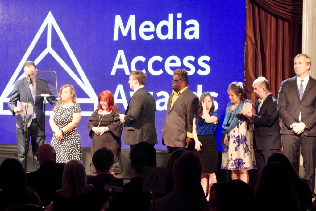 Jonathan Murray and the Born This Way cast at the Media Access Awards 2018
