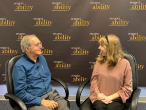 Bob Rudney and Emily Kranking talking