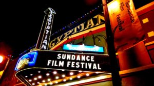 Sundance Film Festival on theater marquee