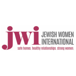 JWI (Jewish Women International) Logo. Safe Homes. Healthy Relationships. Strong Women.