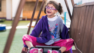 Photo of a young girl at Beit Issie Shapiro