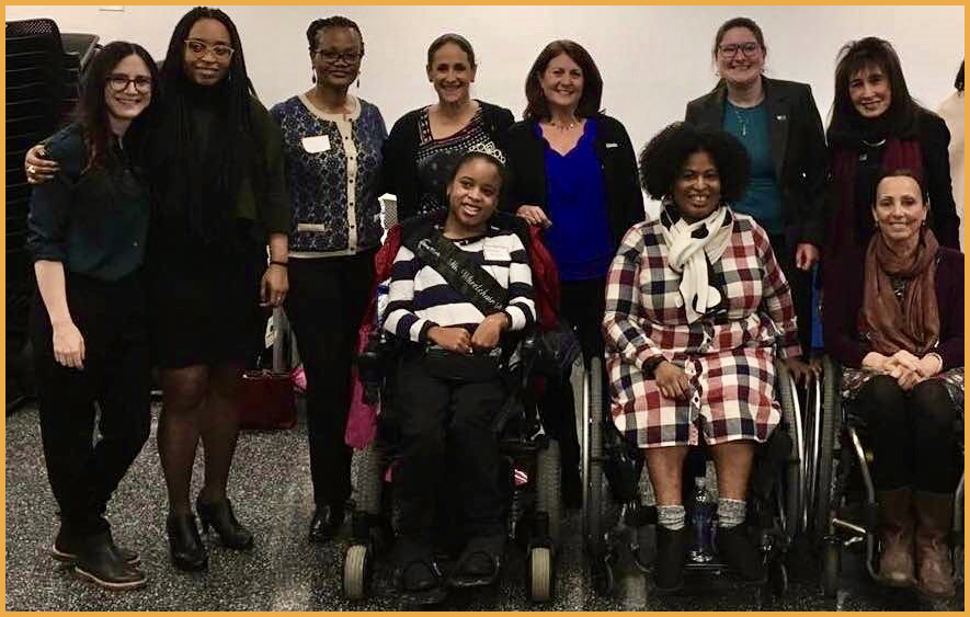 Mothers training Panelists, Co-Facilitators, and RespectAbility staff smile together