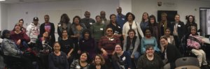 Group photo of attendees at Intersectionality Training