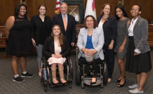 RespectAbility Policy Fellows with Senator Tammy Duckworth