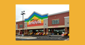 The outside of Festival Foods' 67,000-square-foot store in Hales Corners