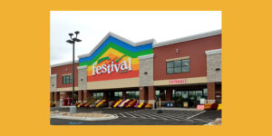 The outside of Festival Foods' 67,000-square-foot store in Hales Corners