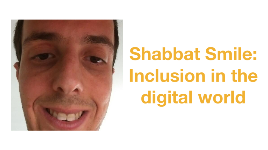 Headshot of Harel Chait smiling. Text: 