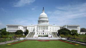 The western front of the United States Capitol