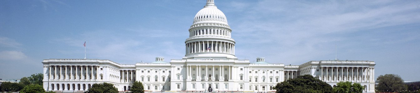 The western front of the United States Capitol