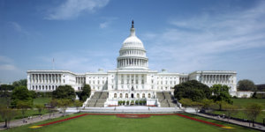 The western front of the United States Capitol