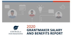 Cover art for 2020 Grantmaker Salary and Benefits Report from Council on Foundations