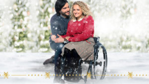 Poster for Christmas Ever After on Lifetime with Ali Stroker and Daniel di Tomasso