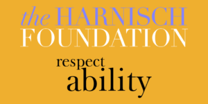 Logos for the Harnisch Foundation and RespectAbility