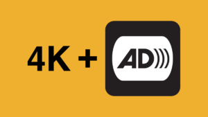4K + Audio Description icon