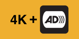 4K + Audio Description icon