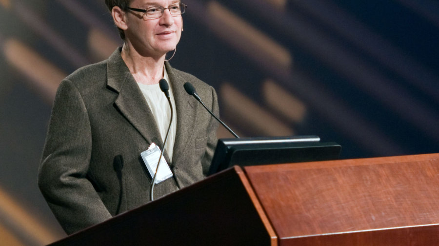 Michael Jordan Segal speaking at NASA