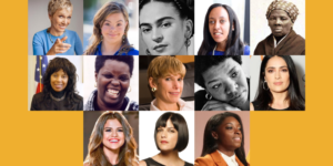 Headshots of 13 women with disabilities.