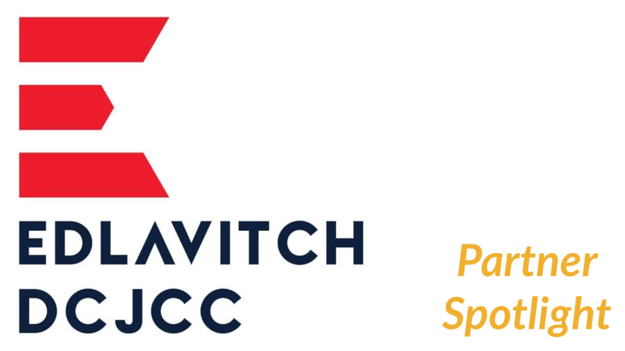 logo for Edlavitch DCJCC. Text: Partner Spotlight