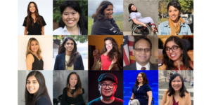 Headshots of 15 AAPI people with disabilities
