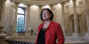 Senator Mazie Hirono inside the Capitol