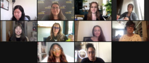 10 people with disabilities on a Zoom meeting together.