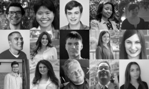 Black and white photos of 15 Spring 2021 RespectAbility Fellows