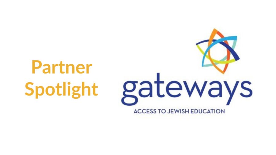Logo for Gateways: Access to Jewish Education. Text: Partner Spotlight